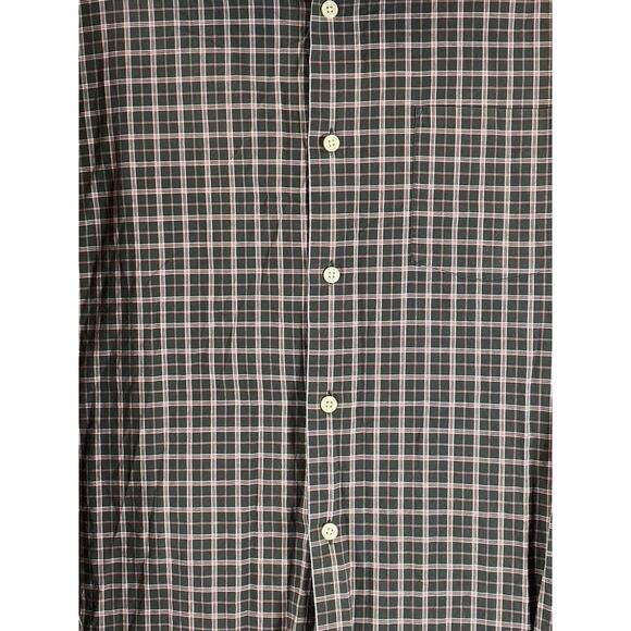 JOHN VARVATOS STAR U.S.A. Men's Black/Red Plaid Button-Up Long Sleeve Shirt SZ L - Picture 6 of 11